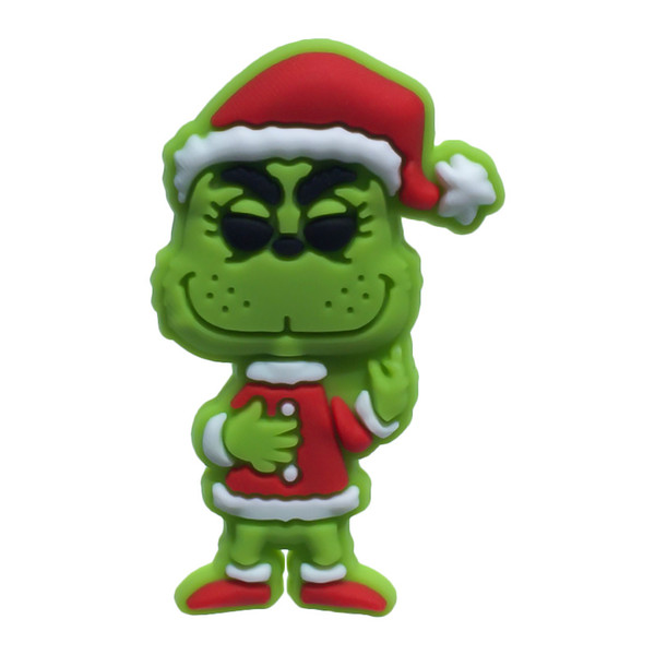 MOQ=25PCS How the Grinch Stole Christmas PVC Cartoon Figure Icon Brooch Pins Badges Cute Pin Button Badge Pinback School Bags Clothing Caps