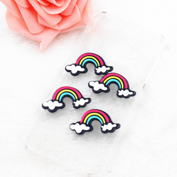 2019 Fashion Popular Trendy Style Rainbow Graffiti Doodle Rainbow Brooch Accessories Acrylic SMD Mobile Shell Jewelry Accessories