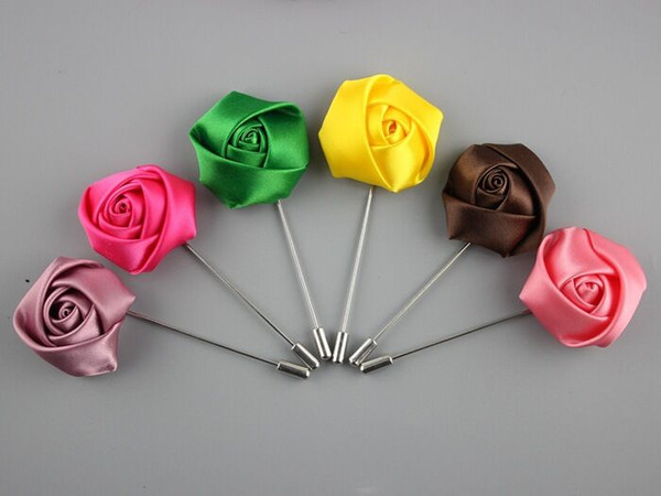 Fashion Artificial Flowers Wedding Bridal Corsage Handmade Flowers Bridemaid Boutonniere Wholesale Party Brooch Pin On Sale