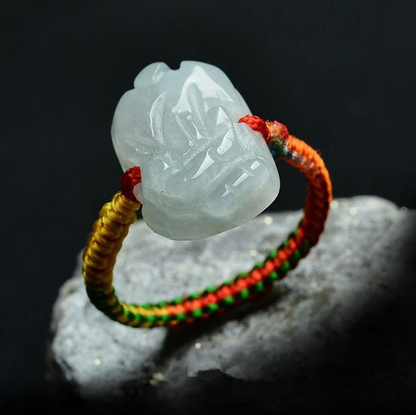 emeralds braided lucky jade to ward off bad luck the mythical wild animal ring and the mythical wild animal ring jadeite jad