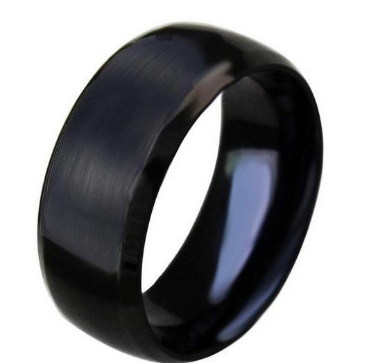 Stainless Steel Tungsten Steel Ring Tapping Titanium Steel Men Ring