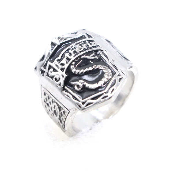 Europe and the United States party Harry Snake ring rings male jewelry casting punk man personality