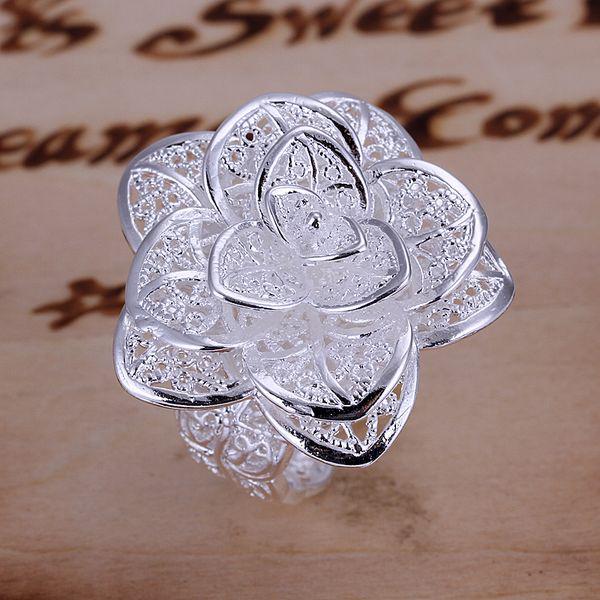 Fashion 925 Silver Ring , Christmas Gift Free Shipping 925 Ring Women's Jewelry 100% Brand New 10pcs R116