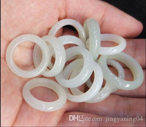 Xinjiang Hetian jade jade jade ring ring male and female lovers