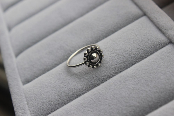 2018 The latest elements Fashion Fashion sunflower ring Beautiful sunshine rings for women Wholesale Free shipping