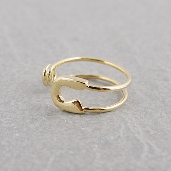 2018 Fashion Fashion Gold-color Rings filled zig zag band thumb ring wholesale 30pcs lot Free shipping