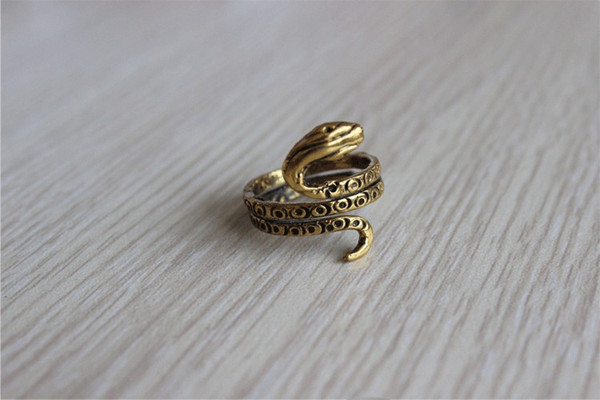 2018 Rngs for girls the latest elements Fashion ancient egyptian pharaoh snake ring wholesale Free shipping