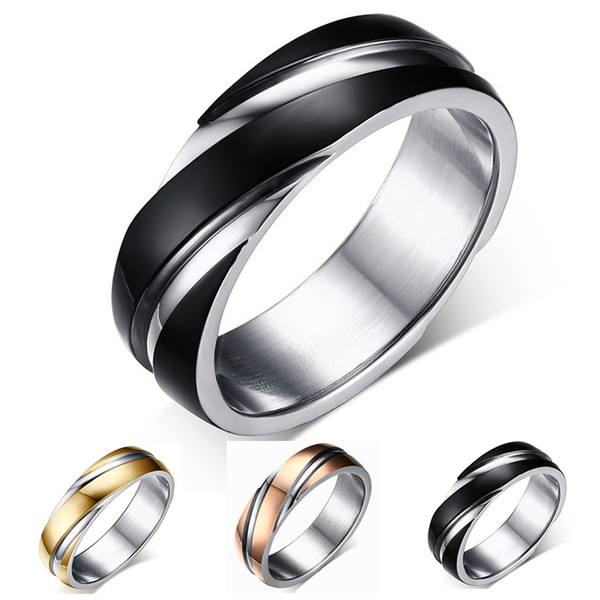 ORSA 2017 New Coming High Quality Titanium Steel Rings Hot Sale Cool Men's Party Finger Rings OTR60