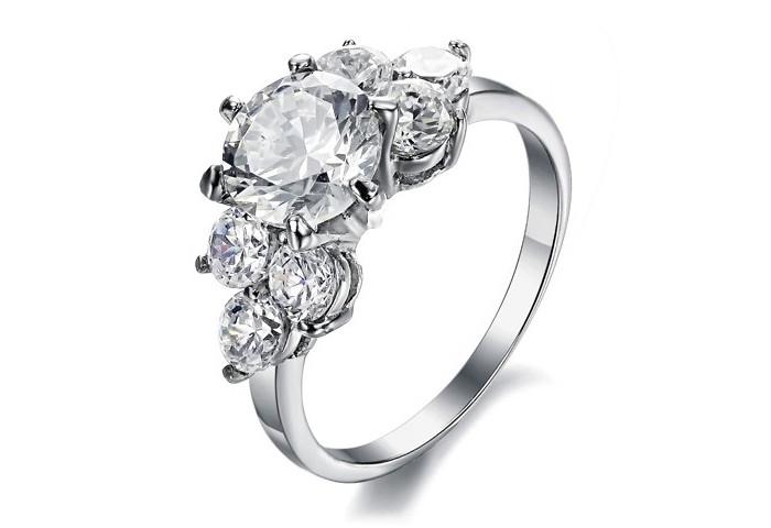 Orsa Jewelry New Arrival,316L Stainless Steel Ring,Fashion Cubic Zircon Ring For Woman Fashion Jewelry OTR07