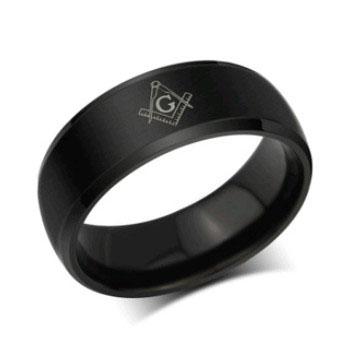 Orsa Jewelry Top Quality Black Titanium Steel Ring for Women & Men,Free Shipping Titanium Jewelry Wholesale OTR16