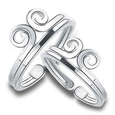 real 925 sterling silver jewellery finger rings woman man white gold open Sun Wukong spiral fashion gift fashion for girls boys friend 1pcs