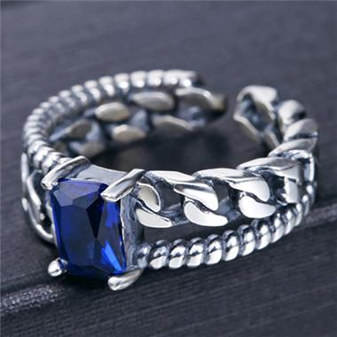 Crystal Antique Rings,Women,Real 925 Sterling Silver Jewelry,Thailand Silver,Open,Weave Design,Wedding,Best Gifts,Fashion,Free Shipping 1pc