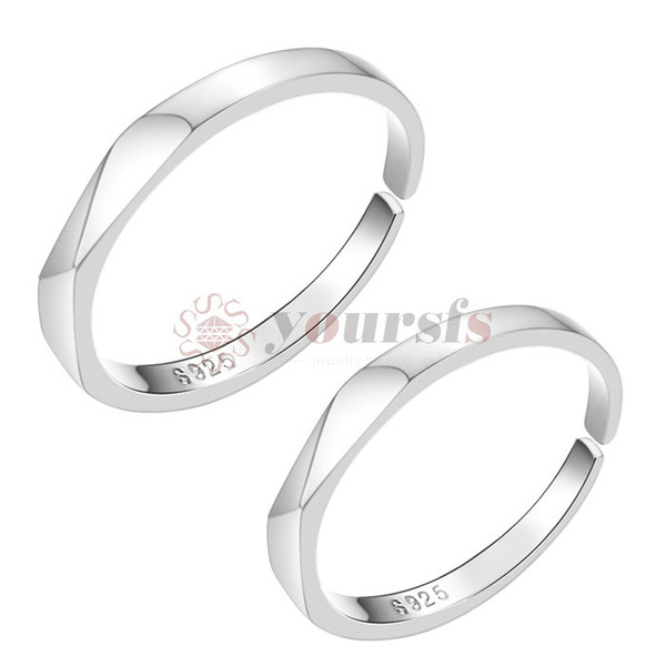 Yoursfs Fashionable female 925 silver fine adjustable tight ring with female girl birthday best gift R1008WX