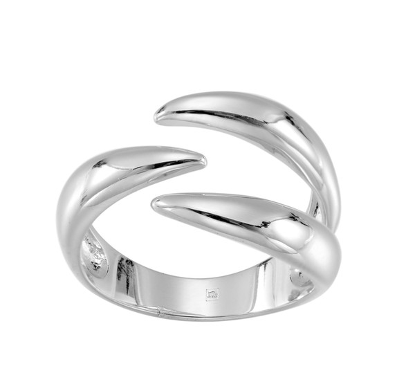 KIVN Fashion Jewelry Simple Elegant Smooth Plain Rings for Women