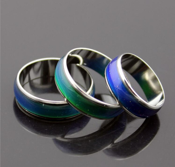 Emotion Ring mix size mood ring changes color to your temperature reveal your inner emotion cheap fashion jewelry