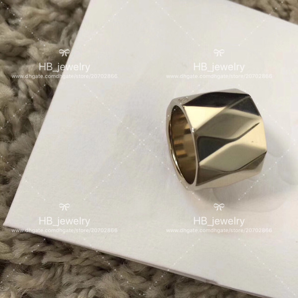 New Fashion design CH,Golden Lingge ring by Luxury C Brand for Women Anniversary Gift Wedding Jewelry for Bride with box