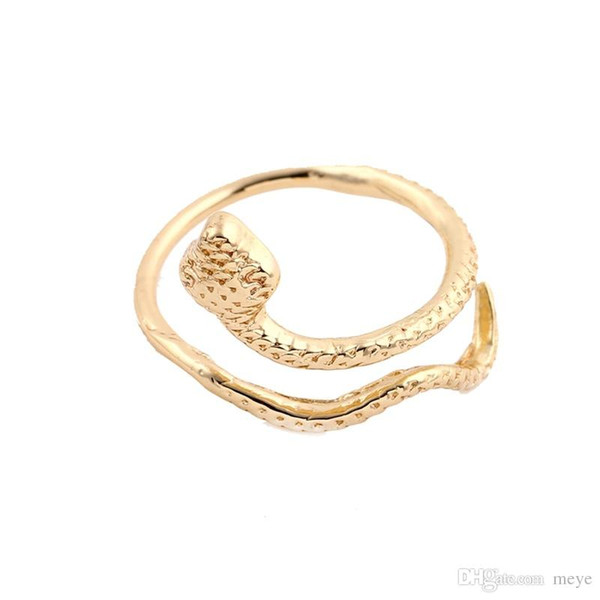 N
8000
ew Vintage Antique Style Bronze Cobra Snake Finger Ring Unisex Statement Jewelry Wholesale jl-307