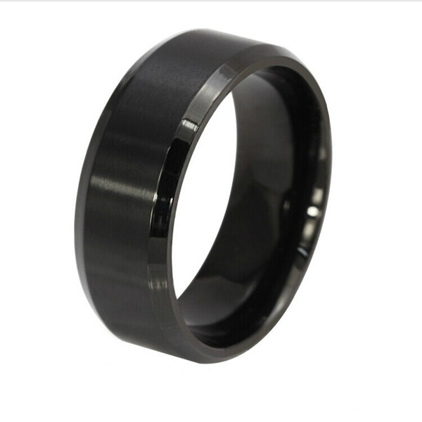 Fashion Simple Ring For Men 316L Stainless Steel Jewelry Wholesale Wedding Rings For Women 3 Style R-004