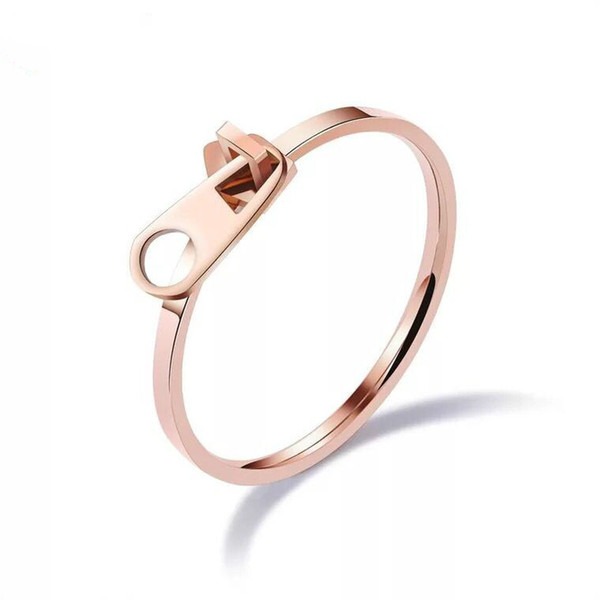 ROSE-GOLD button stainless steel ring for women.s jewelry free shipping