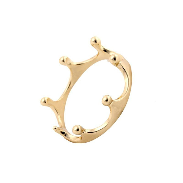 Imperial Crown Finger Ring Fashion Minimalist Jewelry for Women Girl Christmas Gift Charm jl-224