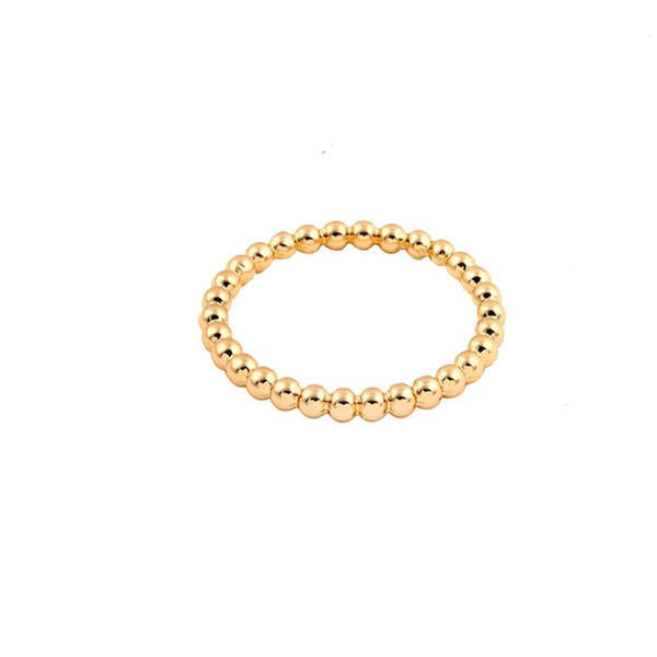 Fashion Simple Bead Rings For Women Fashion Midi Finger Coupe Rings Cute Wholesale Female jl-425