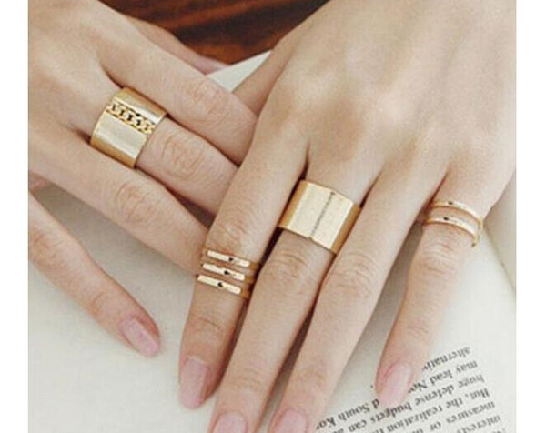 3Pcs/Set Fashion rings Top Of Finger Over The Midi Tip Finger Above The Knuckle Open Ring 20 Sets Free Shipping