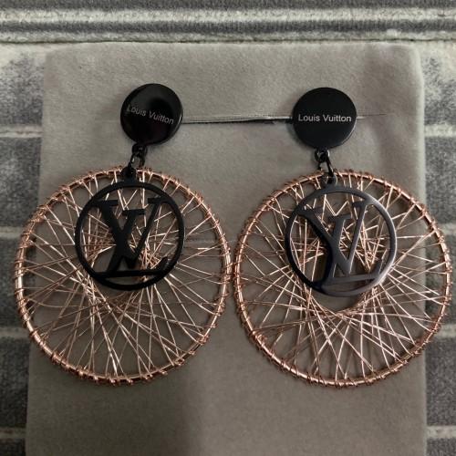 High Quality Brand Jewelry Fashion Stainless Steel deluxe black rose gold round large drop earrings For party lady Women wholesale