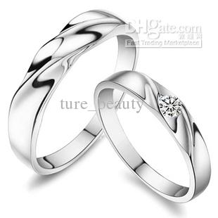 Multi-carved lines 925 silver romantic fashion ring style couple rings.3pairs(6pcs)/