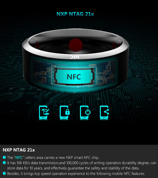 Smart Rings Wear Jakcom R3 NFC Magic For iphone Samsung HTC Sony LG IOS Android Windows NFC Mobile Phone