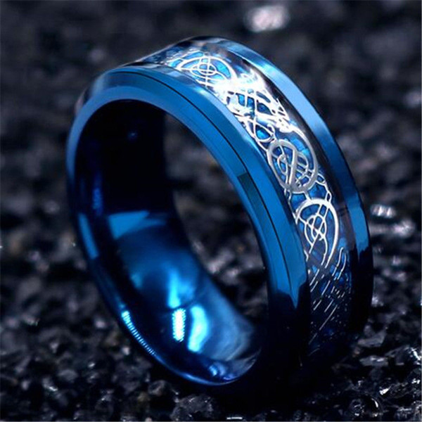 Red Man Intelligent Photosensitive Stapless Ring Chaozi Hip-hop Creative Ring Individual Tail Ring Lovers