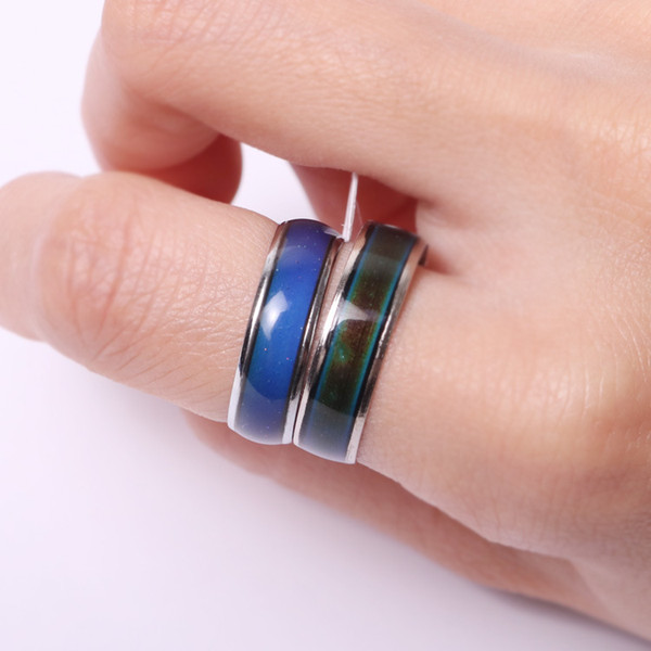 mood ring changes color to your temperature reveal your inner emotion cheap fashion jewelry