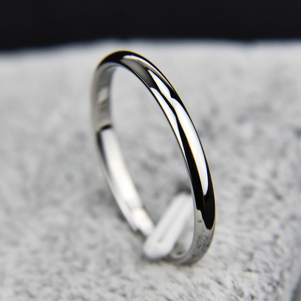 New accessories couple ring Titanium steel stainless steel vacuum plating rose gold to ring fine jewelry ring sale