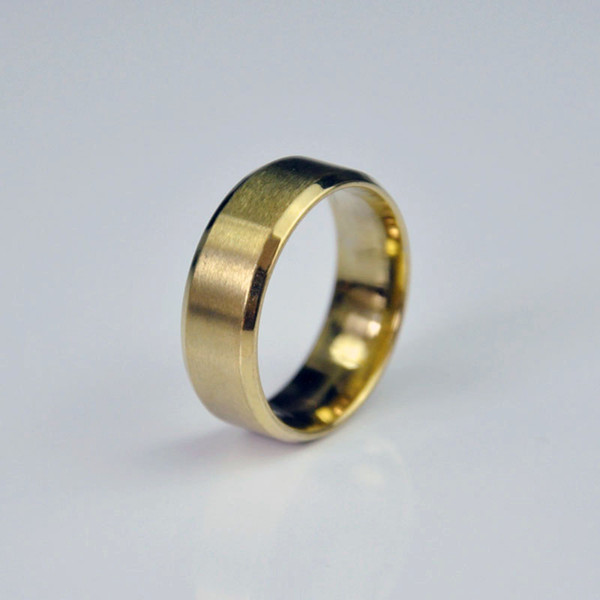 Gold Men Ring Stainless Steel Rings Lots wholesale Jewelry mixed Bulks free shipping