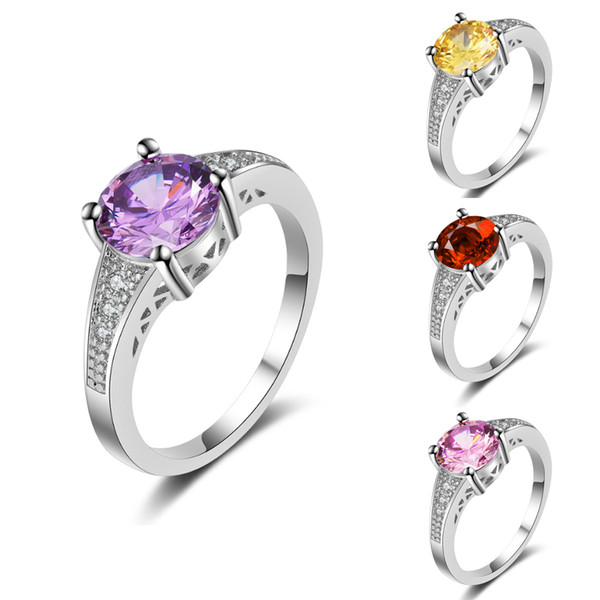 American fashion crystal jewelry wholesale, hot money, ladies' rings, micro accessories.