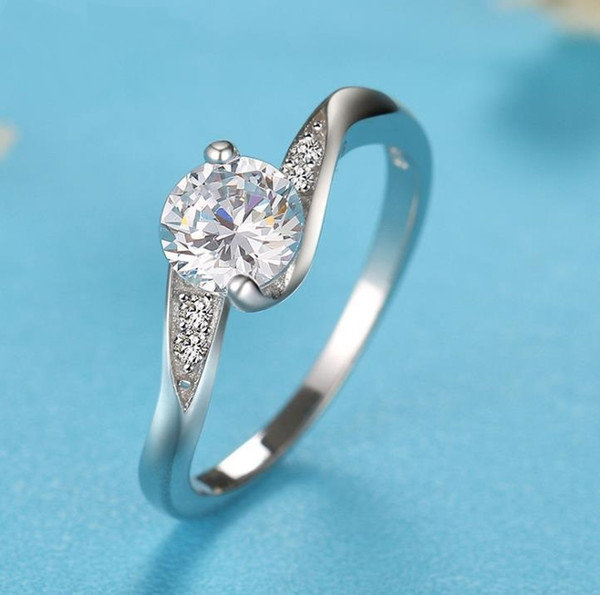 S925 sterling silver rings, diamond rings, diamond rings, ladies' personality accessories.