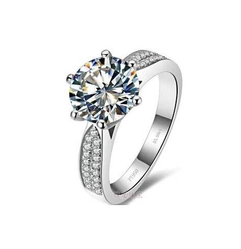 Free Shipping Fine 1,2,3ct, SONA diamond ring fire color stars super Sang Diamond engagement ring Women's ring