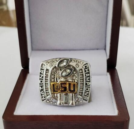 real fine wholesale 2007 LSU Tiger s Men's Football College Championship Ring Men rings