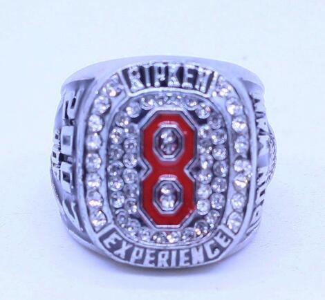 real fine wholesale high quality Fashion jewelry 2007 ripken experience iron man world championship ring Men rings