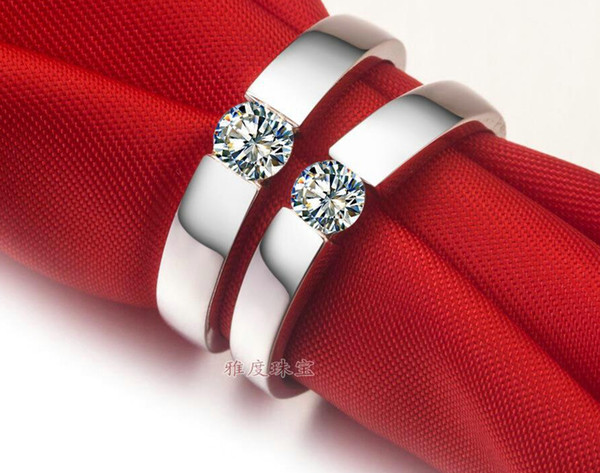 real fine diamond ring diamond rings for men and women 25 points 50 points diamond ring wedding ring a pair