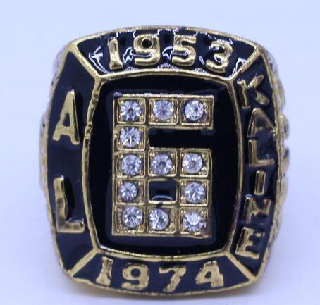 real fine High quality 1953 1974 career hits mr tiger world championship ring men rings