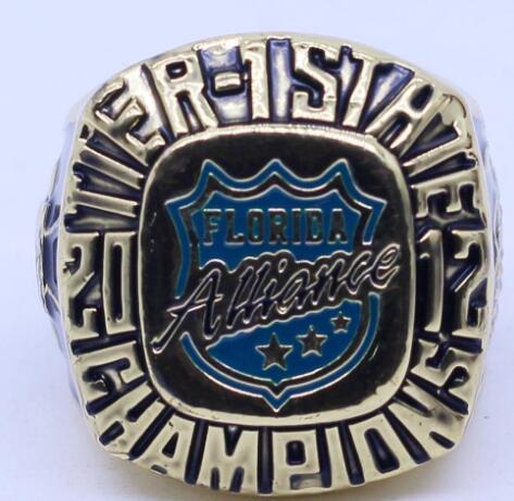 real fine wholesale high quality 2012 Tier-1 State Florida Alliance championship Ring Men rings