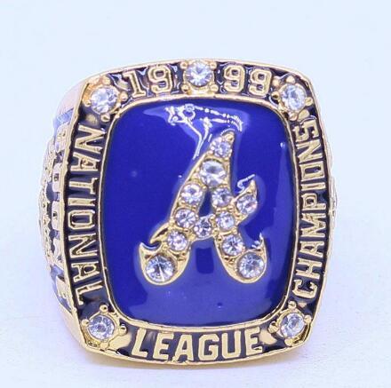 real fine wholesale high quality 1999 american league Boone national championship ring Men rings