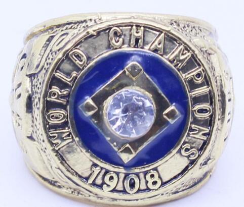 real fine wholesale high quality Fashion jewelry 1908 cubs World Championship Ring Men rings