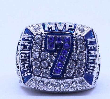 real fine wholesale free shipping 1956 american league MVP world championship ring man fashion sports jewelry Men rings