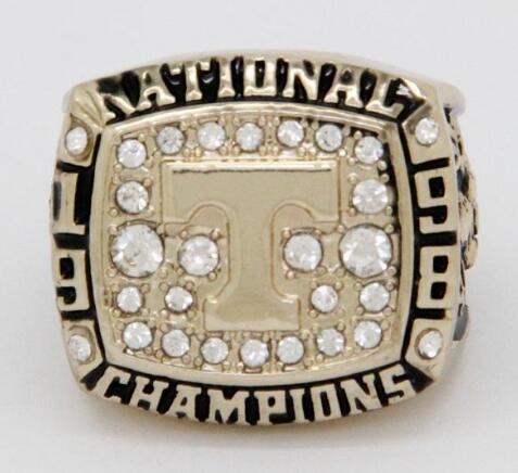 real fine wholesale free shipping 1998 Tennessee University Champion Ring championship ring Men rings