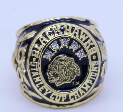 real fine wholesale free shipping 1960 Ice Hockey Chicago Black Hawk Custom Sports Fans World Championship Ring Men rings