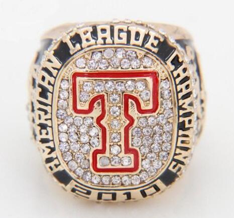 real fine wholesale high quality 2010 American League Rangers Cruz Championship Ring Men rings