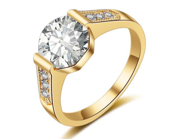 Wholesale - Hiqh quality Brand new Size 6/7/8/9 Jewery Luxury stones 10kt white gold filled white topaz Gem Wedding Women ring for lo