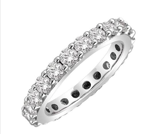 Wholesale - Low price Size 6/7/8/9 Fashion jewelry white topaz 10kt white gold filled women Ring gift