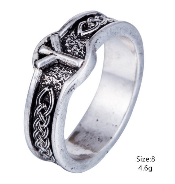 Fashion Women Nordic Virgin Retro Ring Alloy Jewelry